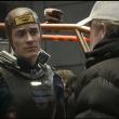 Michael Fassbender e Ridley Scott sul set di Prometheus