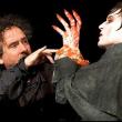 Tim Burton e Johnny Depp sul set di Dark Shadows